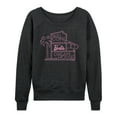 thumbnail image 1 of Barbie - Welcome to the Barbie Dream House - Women's Lightweight French Terry Long Sleeve Shirt, 1 of 4