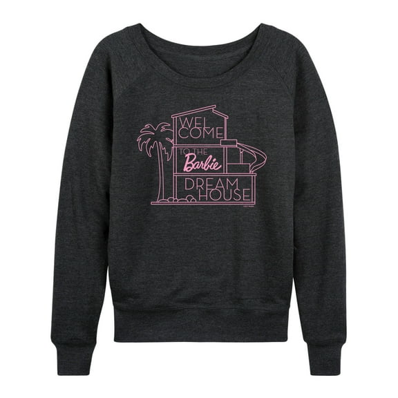 Barbie - Welcome to the Barbie Dream House - Women's Lightweight French Terry Long Sleeve Shirt