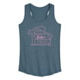 thumbnail image 1 of Barbie - Welcome to the Barbie Dream House - Women's Racerback Tank Top, 1 of 4