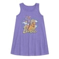 thumbnail image 1 of Barbie - Western Barbie Heart - Toddler And Youth Girls Short Sleeve Aline Dress, 1 of 3