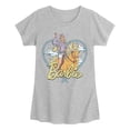 thumbnail image 1 of Barbie - Western Barbie Heart - Youth Girls Short Sleeve T-Shirt, 1 of 3