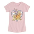 thumbnail image 1 of Barbie - Western Barbie Heart - Youth Girls Short Sleeve T-Shirt, 1 of 4