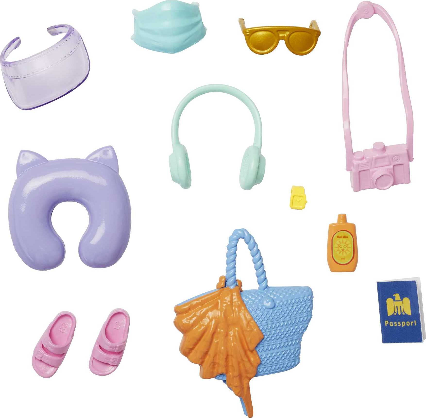 Barbie Clothes And Accessories, Boots, Hat and Baskets