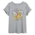 thumbnail image 1 of Barbie - Western Heart - Juniors Oversized Graphic T-Shirt, 1 of 4