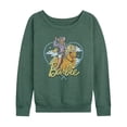 thumbnail image 1 of Barbie - Western Heart - Women's French Terry Long Sleeve Shirt, 1 of 4