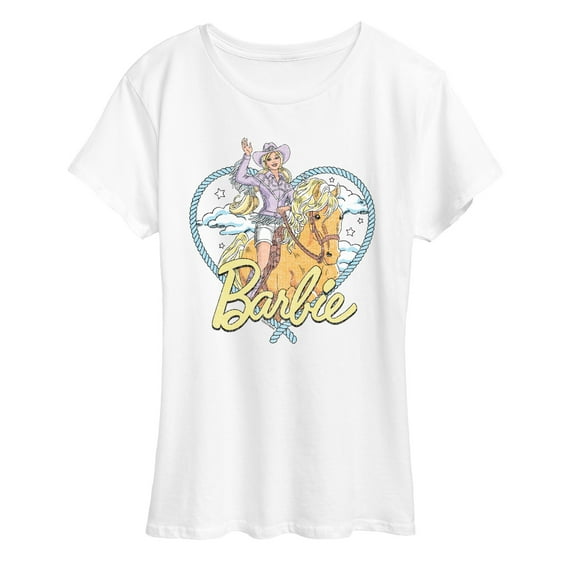 Barbie - Western Heart - Women's Short Sleeve Graphic T-Shirt