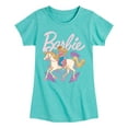 thumbnail image 1 of Barbie - Western - Toddler And Youth Girls Fitted Short Sleeve Graphic T-Shirt, 1 of 4