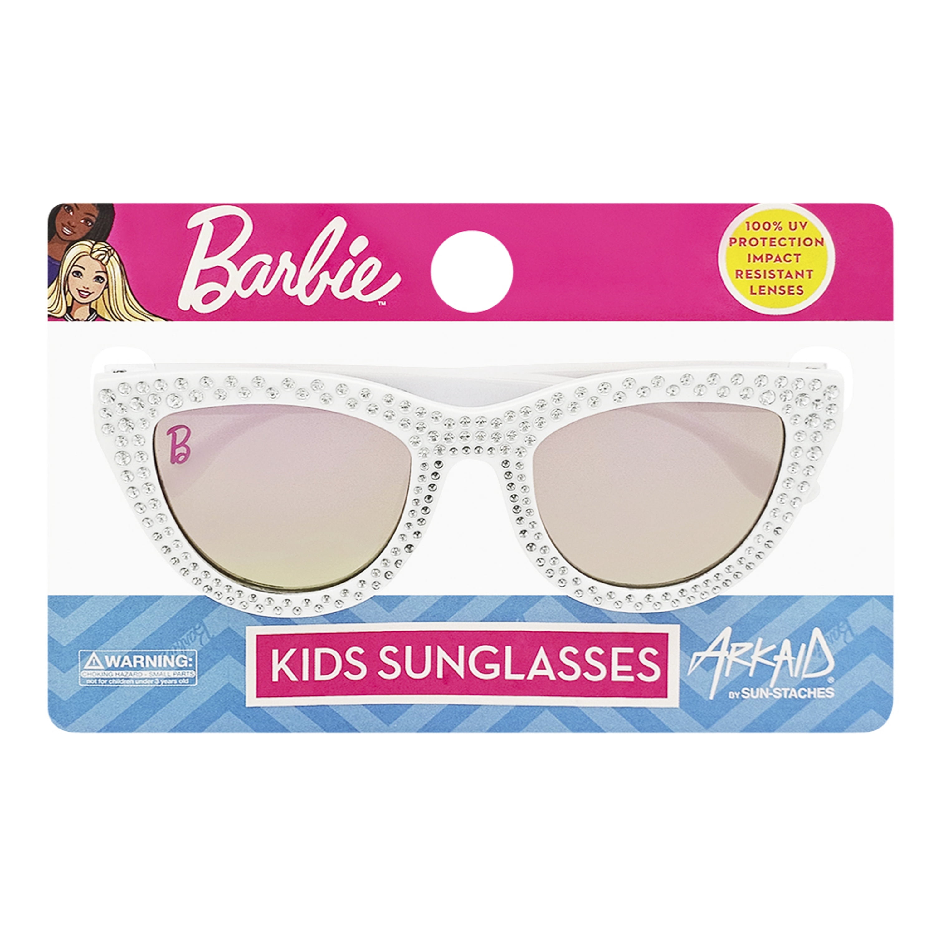 Barbie White w/ Gems Cat Eye