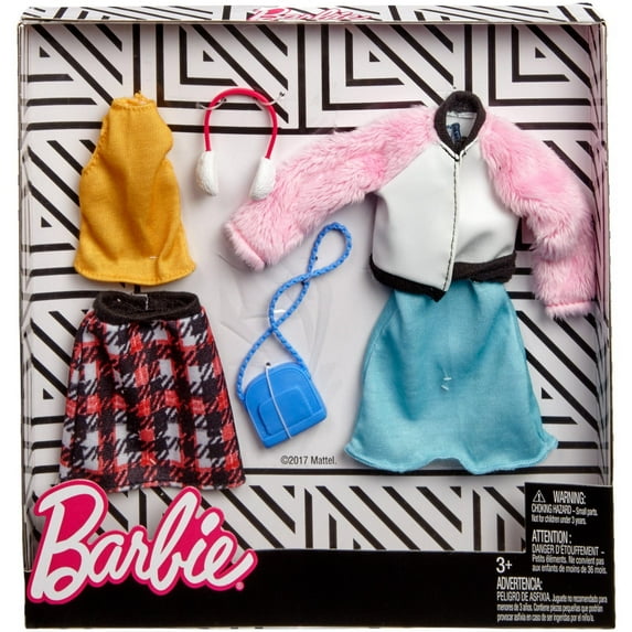 Barbie Winter Fashion Pack with 2-Outfits & 2-Accessories