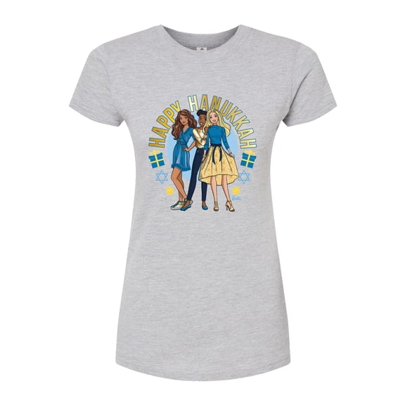 Barbie - Winter Holidays - Juniors Fitted Graphic T-Shirt
