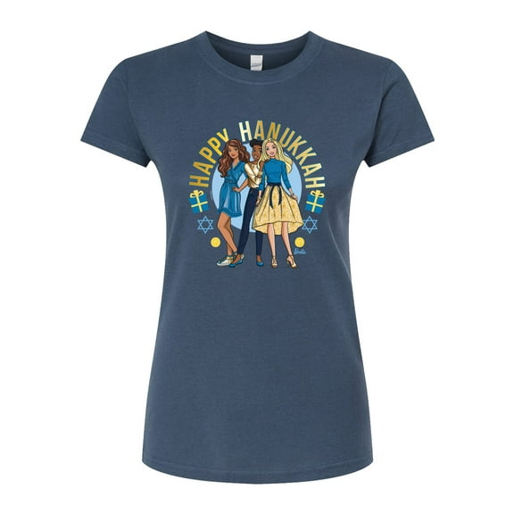 Barbie - Winter Holidays - Juniors Fitted Graphic T-Shirt