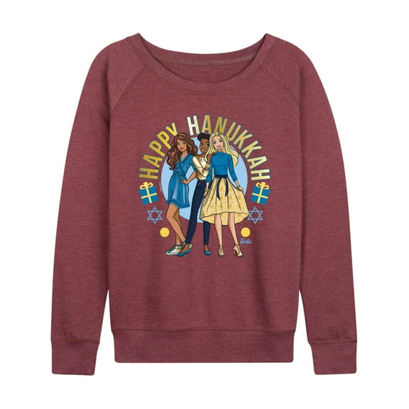 Barbie - Winter Holidays - Women's Lightweight French Terry Long Sleeve Shirt