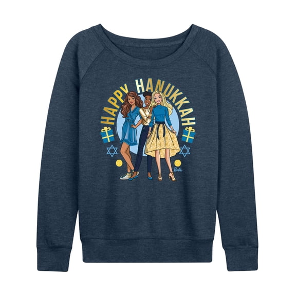 Barbie - Winter Holidays - Women's Lightweight French Terry Long Sleeve Shirt