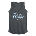 thumbnail image 1 of Barbie - Winter Snowflakes - Icy Logo - Women's Racerback Tank Top, 1 of 1
