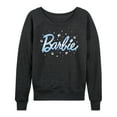 thumbnail image 1 of Barbie - Winter Snowflakes - Icy - Women's Lightweight French Terry Long Sleeve Shirt, 1 of 4