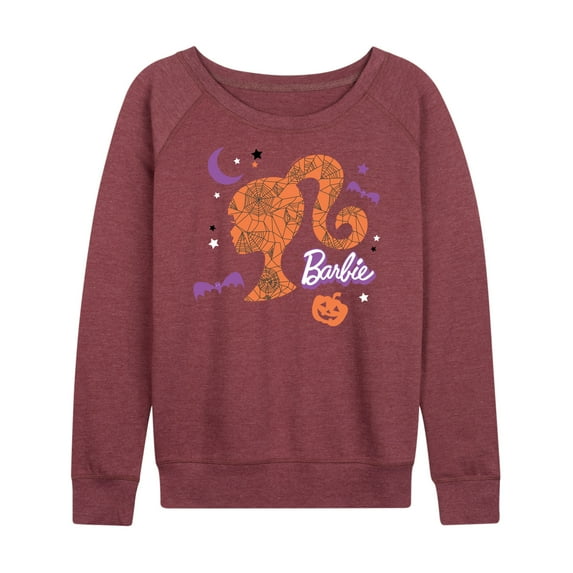 Barbie - Witch Sihlouette - Women's Lightweight French Terry Long Sleeve Shirt
