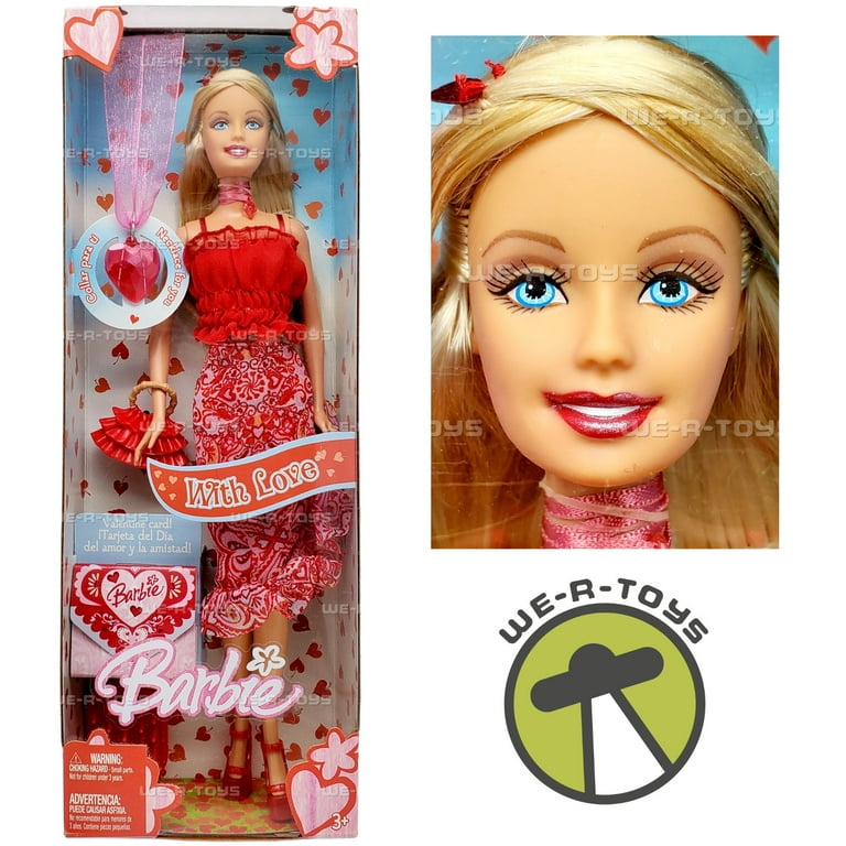 Barbie With Love Valentine Doll 2005 Mattel H8254 - Walmart.com