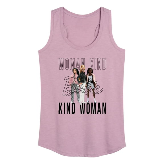 Barbie - Woman Kind, Kind Woman - Boss Barbie - Women's Racerback Tank Top