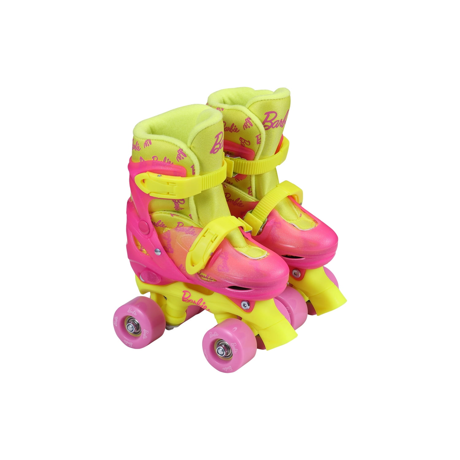 Barbie Women's Adjustable Inline Roller Skates, Pink, 13.50 in