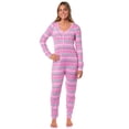 thumbnail image 1 of Barbie Women's Christmas Long Johns Long Sleeve Footless Sleep Pajamas, 1 of 7