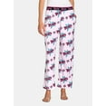 thumbnail image 1 of Barbie Women's Print Velour Sleep Pants, Sizes XS-3X, 1 of 6