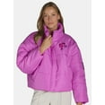 thumbnail image 1 of Barbie Women’s Quilted Puffer Jacket, Sizes XXS-2XL, 1 of 5