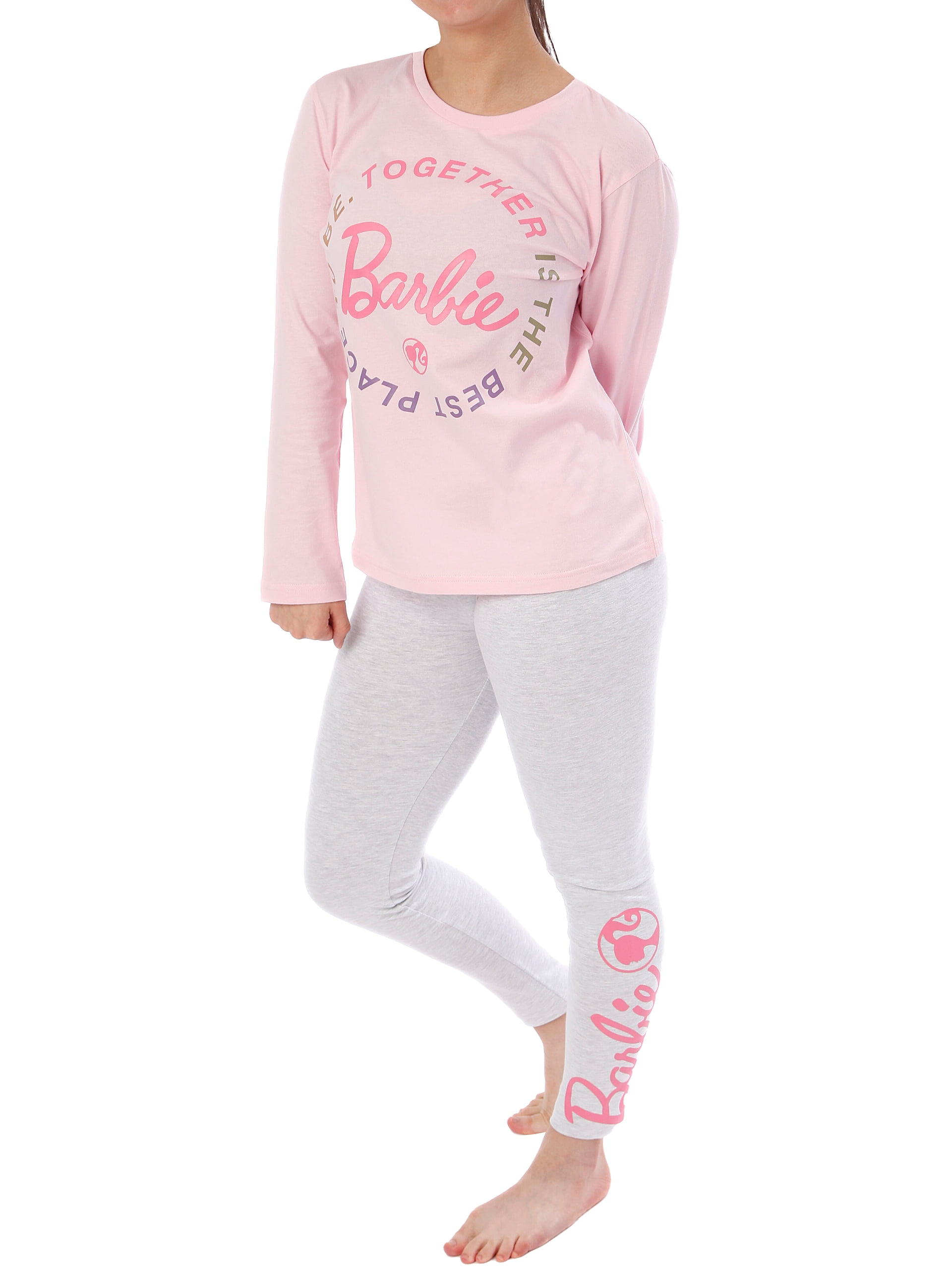Barbie Womens Pajamas Pink Size S XXL Walmart Business Supplies