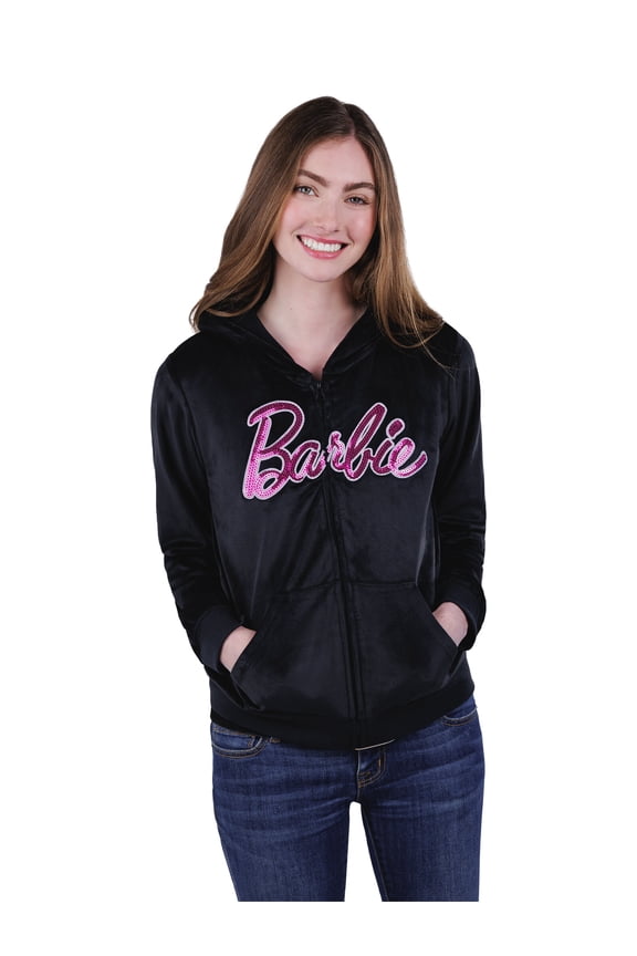 Womens Velour Matching Family Zip Up Hoodie Adult XX-Large