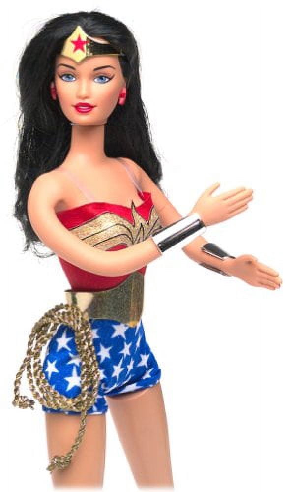 Mattel Barbie as Wonder Woman Doll DC Comics 2003 Superhero  display picture 1