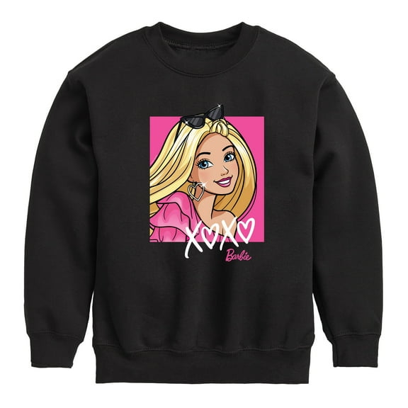 Barbie - Xoxo Barbie - Toddler And Youth Crewneck Fleece Sweatshirt