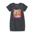 thumbnail image 1 of Barbie - Xoxo Barbie - Toddler And Youth Girls Fleece Dress, 1 of 4