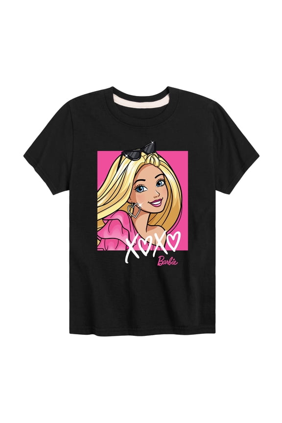 - Xoxo Barbie - Toddler And Youth Short Sleeve Graphic T-Shirt