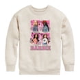 thumbnail image 1 of Barbie - Yearbook Scribble - Youth Girls Crew Fleece Sweatshirt, 1 of 4