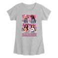thumbnail image 1 of Barbie - Yearbook Scribble - Youth Girls Fitted Short Sleeve T-Shirt, 1 of 3