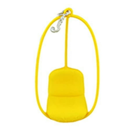 Barbie Yellow Swing Chair Dollhouse Accessories