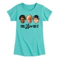 thumbnail image 1 of Barbie - You Ken Do It - Girls Fitted Short Sleeve Graphic T-Shirt, 1 of 5