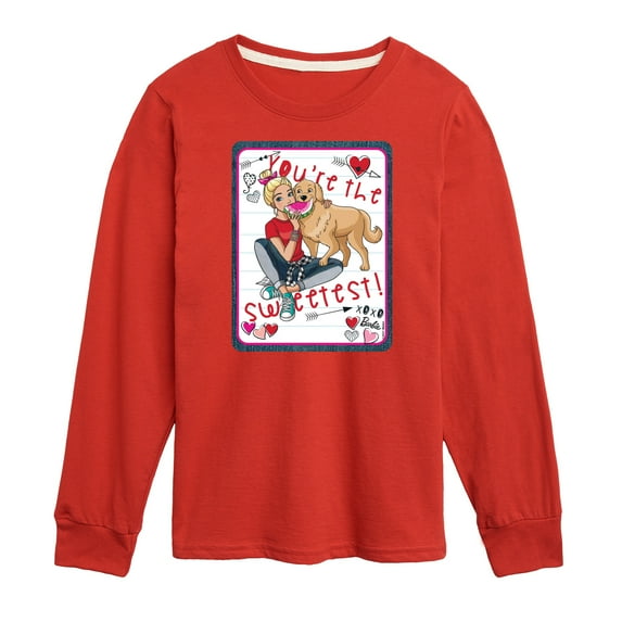 Barbie - You're The Sweetest Barbie - Toddler And Youth Long Sleeve Graphic T-Shirt