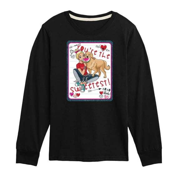 Barbie - You're The Sweetest Barbie - Toddler And Youth Long Sleeve Graphic T-Shirt