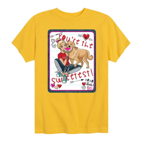 Barbie - You're The Sweetest Barbie - Toddler And Youth Short Sleeve Graphic T-Shirt