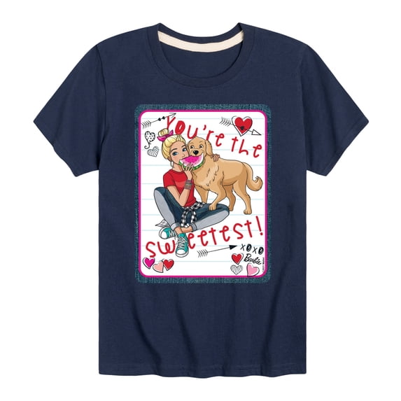 Barbie - You're The Sweetest Barbie - Toddler And Youth Short Sleeve Graphic T-Shirt