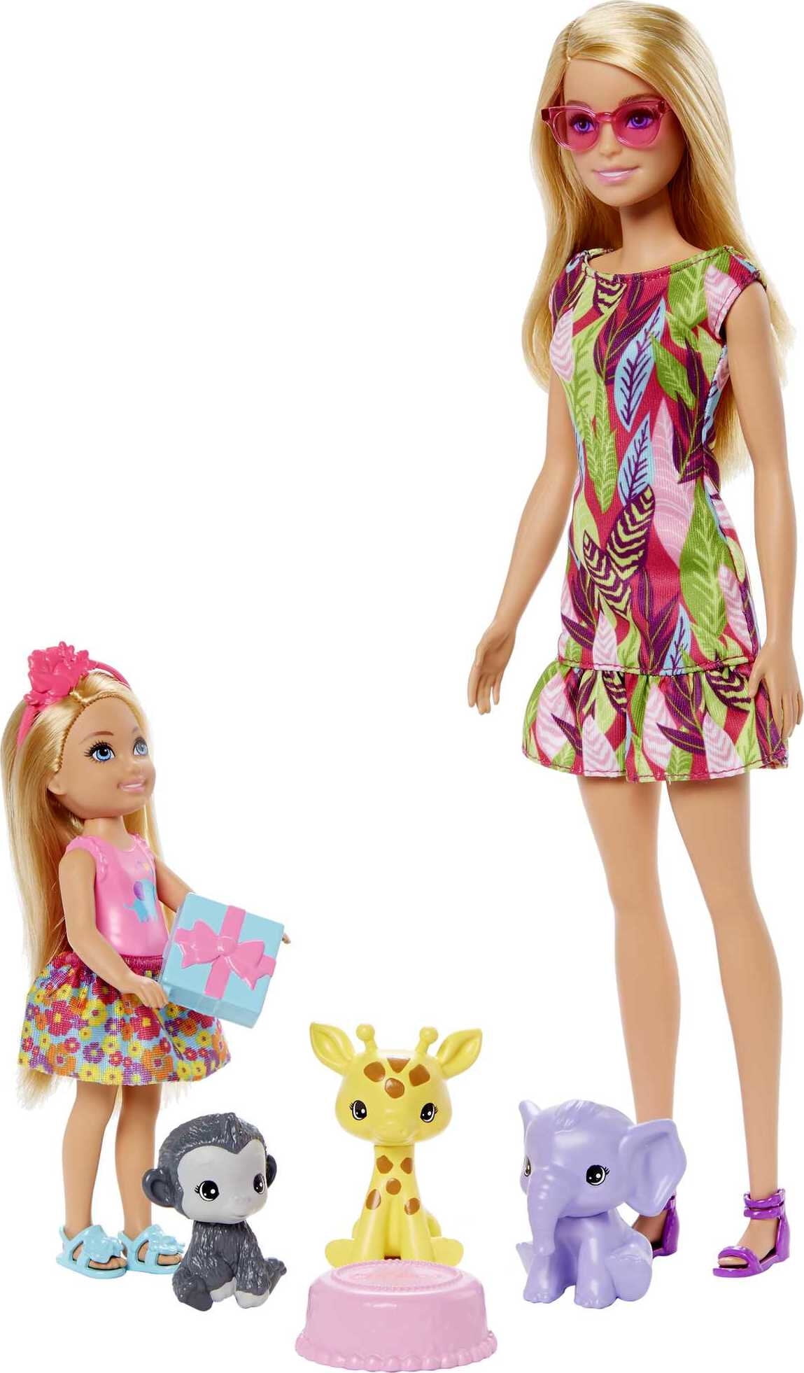 Barbie and Chelsea The Lost Birthday Dolls, Pets & Accessories For 3 To 7  Year Olds