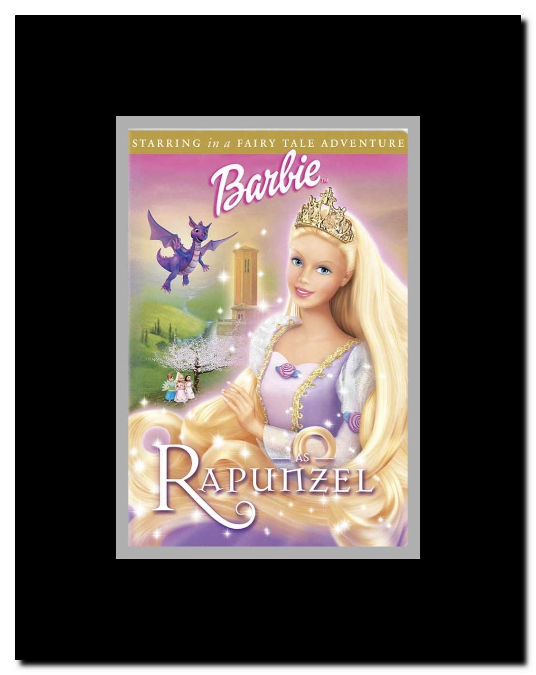 Barbie as Rapunzel Framed Movie Poster
