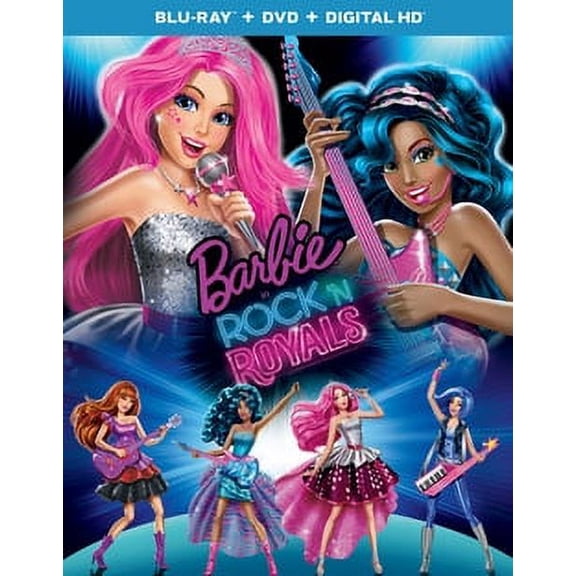 Pre-Owned Barbie in Rock 'N Royals (DVD)