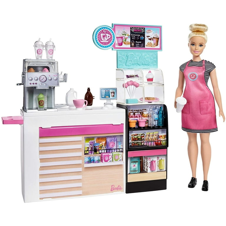 Cafe Playset Barbie Cute Toys BARBIE Barbie Chelsea Doll And