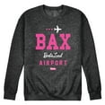 thumbnail image 1 of Barbie the Movie - BAK - Barbie Land Airport - Men's Crew Neck Fleece Pullover, 1 of 4