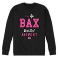 thumbnail image 1 of Barbie the Movie - BAK - Barbie Land Airport - Men's Crew Neck Fleece Pullover, 1 of 4