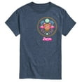 thumbnail image 1 of Barbie the Movie - Barbie Crest Full Color -  Men's Short Sleeve Graphic T- Shirt, 1 of 5