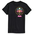thumbnail image 1 of Barbie the Movie - Barbie Crest Full Color -  Men's Short Sleeve Graphic T- Shirt, 1 of 5