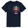 thumbnail image 1 of Barbie the Movie - Barbie Crest Full Color -  Men's Short Sleeve Graphic T- Shirt, 1 of 5