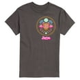 thumbnail image 1 of Barbie the Movie - Barbie Crest Full Color -  Men's Short Sleeve Graphic T- Shirt, 1 of 5